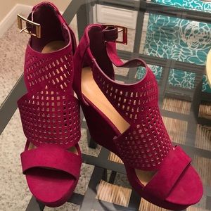 Hot Pink Platform Heels